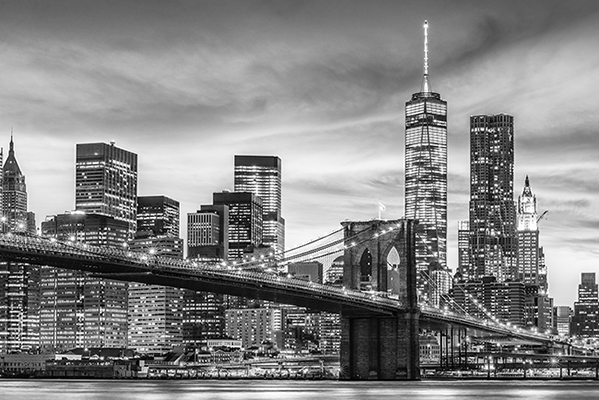 Puente de New york, en blanco y negro
